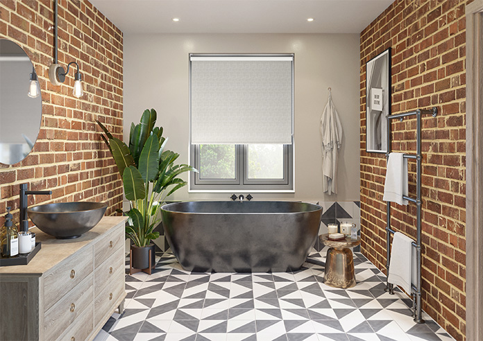 Mod Cube, Stone Grey - Roller Blind - Image 8